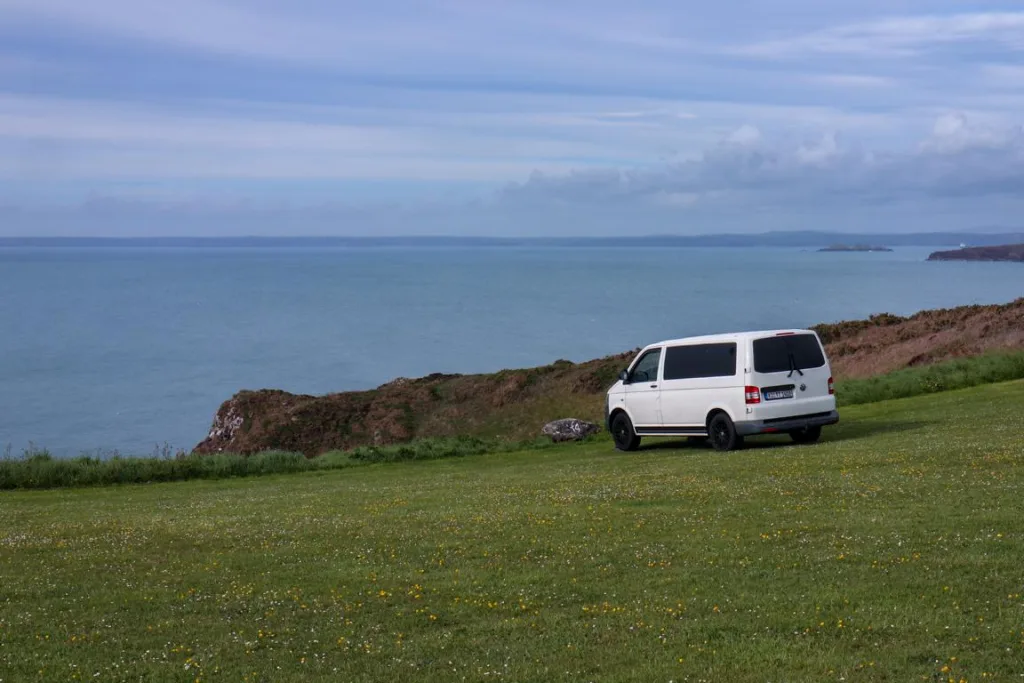 Mein Platz beim West Hook Farm Campingplatz